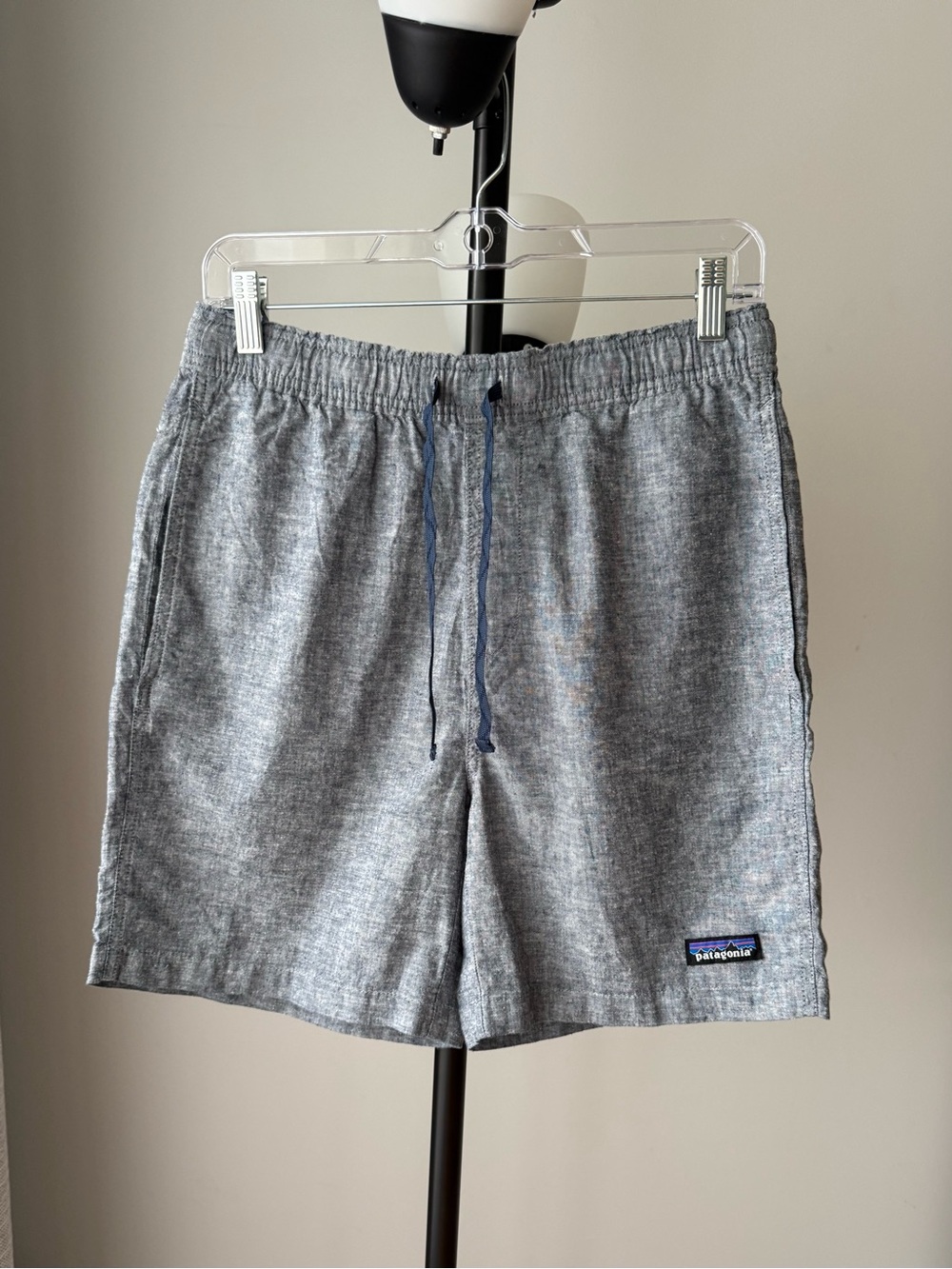 Patagonia Baggies Naturals Men’s Shorts S Gray Hemp Cotton NWT